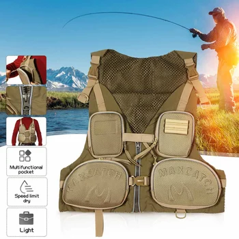 

Fishing Vest Multi-Pocket Military Tactical Vest Waistcoat Hunting Vest Hiking Fishing Mesh Vest Pack Outdoor Clothing Outwear