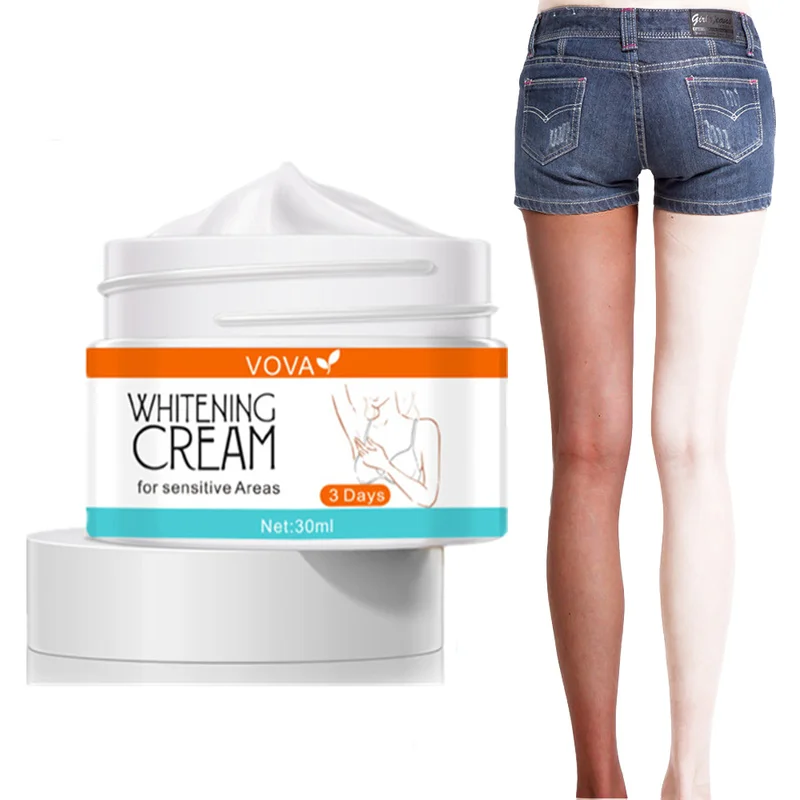 Crema blanqueadora blanqueador para el rostro cuerpo aligeramiento crema axila bajo el brazo blanqueamiento hidratante crema piernas rodillas cuerpo blanco crema