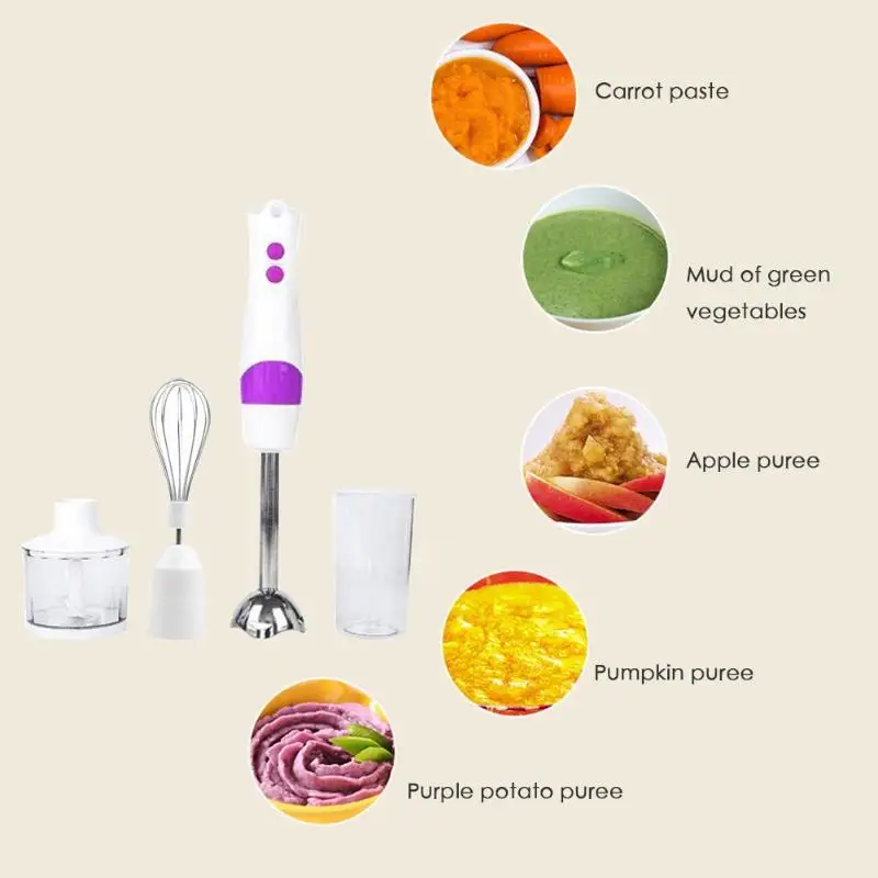 

Portable Home Blender Fruit Food Shredding Pressed Fruits Chopped Vegetables Wugu Processor Electric Handheld Meat Cutter Set