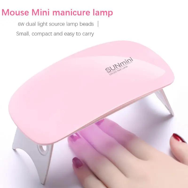 УФ светодиодный лампа для сушки гель лака ногтей 6 Вт|Сушилки ногтей| |