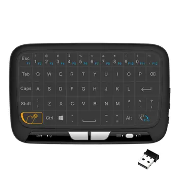 

2.4GHz Mini Backlight Wireless Keyboard H18+ USB Full Touchpad Screen Air Mouse Business Office Keyboard