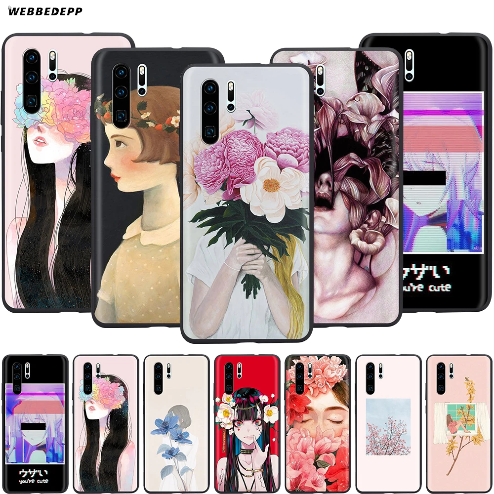 Webbedepp эстетичный чехол Харадзюку для Huawei Honor 6A 7A 7C 7X 8 8X 8C 9 9X 10 20 Lite Pro Note View |