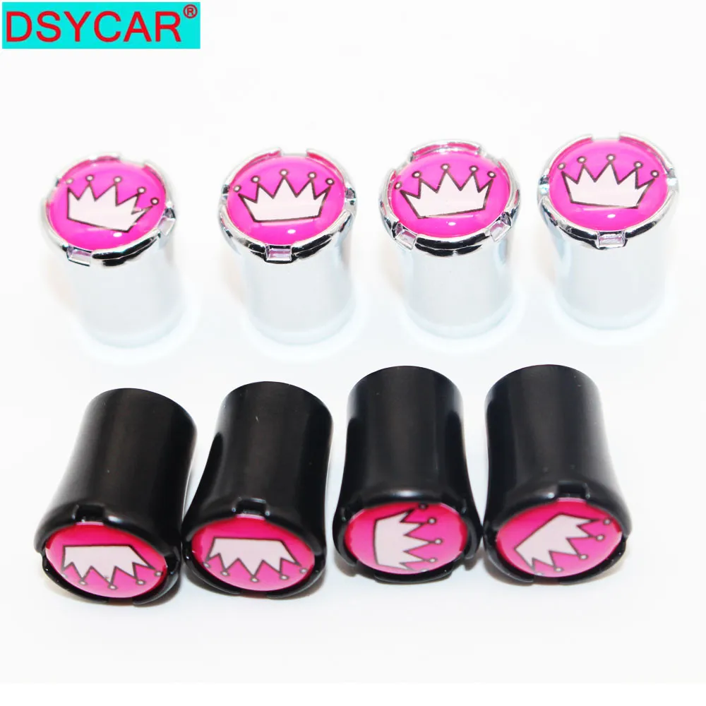 

DSYCAR 4Pcs/Set Car Styling Zinc Alloy Car Tire Valve Caps Wheel Tires Tire Stem Air Cap Airtight Covers