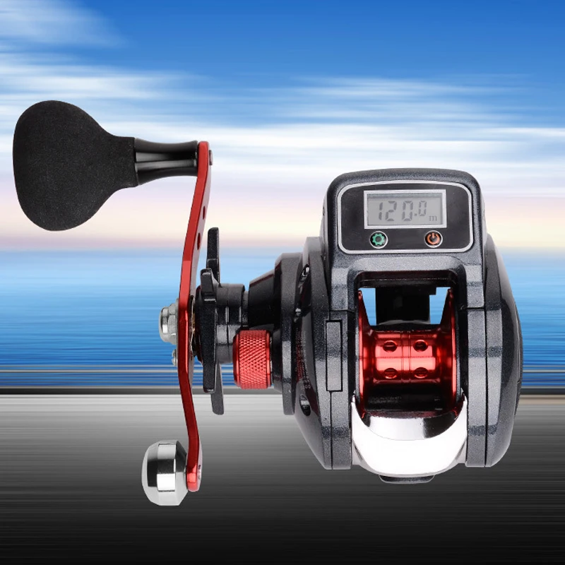 

High Quality Metal Fishing Reel Digital Display Rod Accessories Fishing Tool 16+1 6.3:1 NCM99