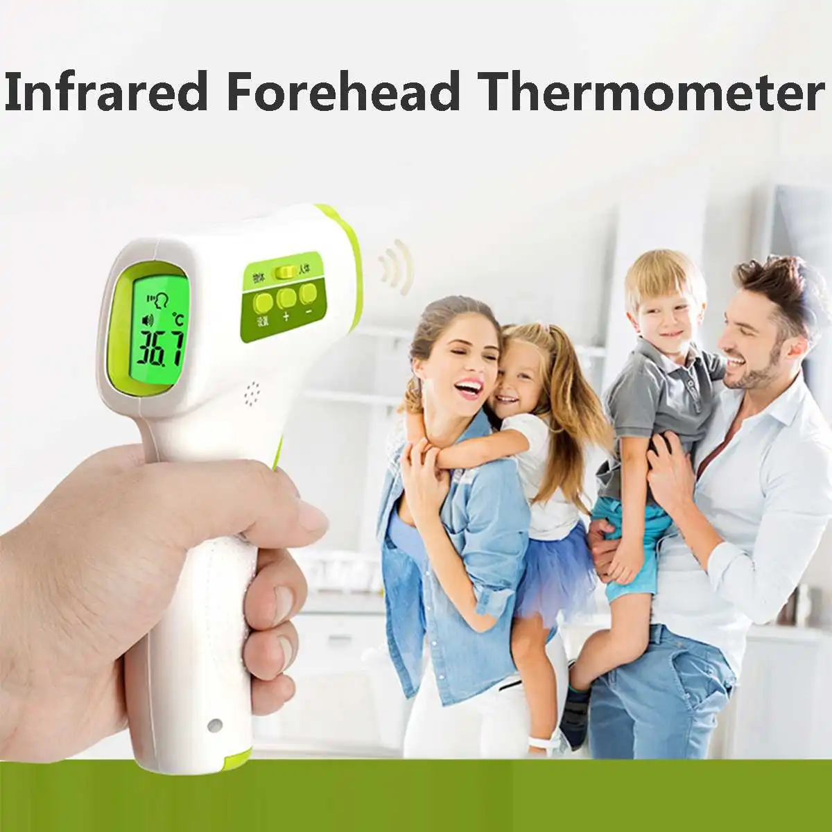 

1PC Random Color Electronics Digital thermometer Non-contact Body Forehead Infrared Portable Termometro Baby/Adult Thermometer