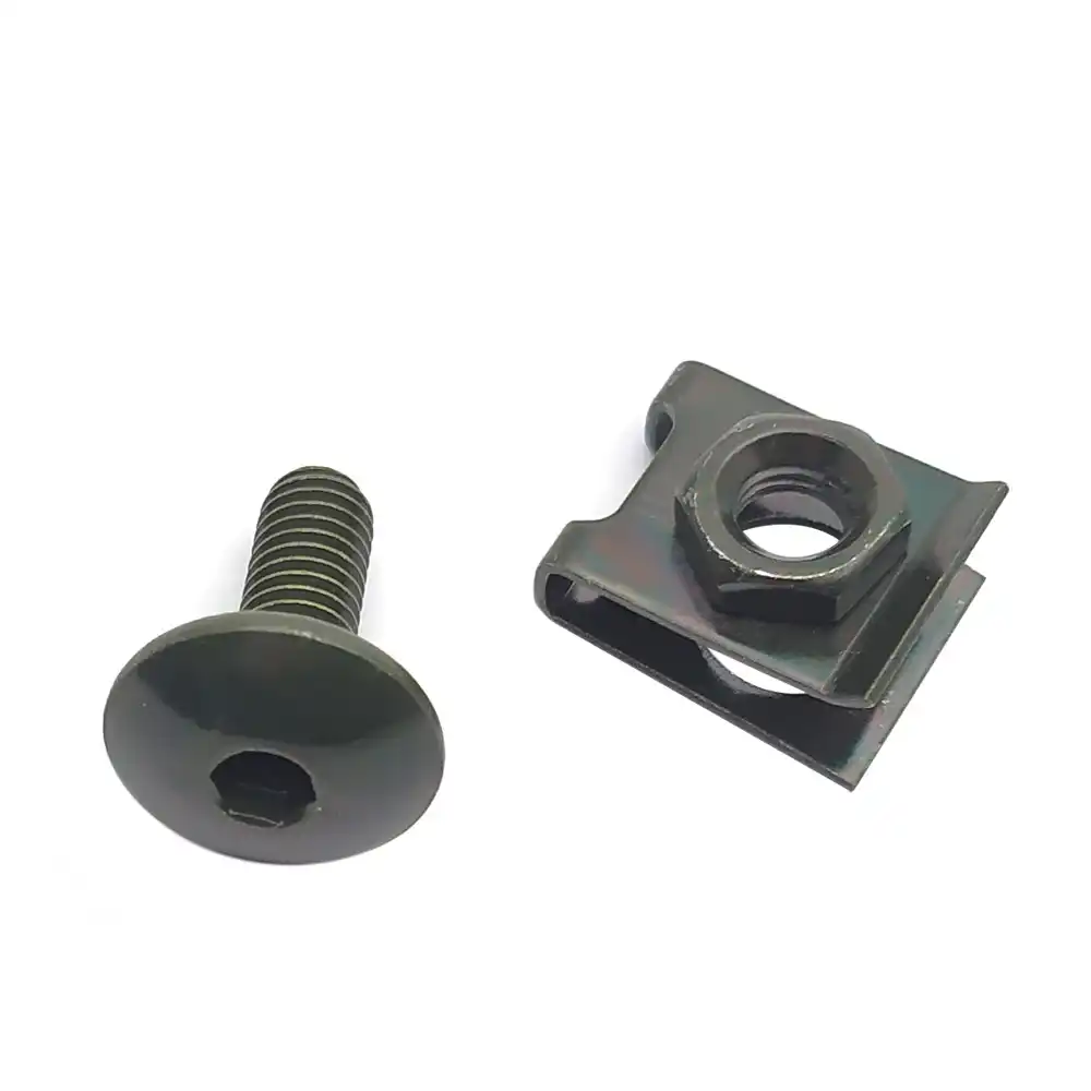 M6x20 Fairing Bolts Clips Clip Motorcycle Car Width Screws Black