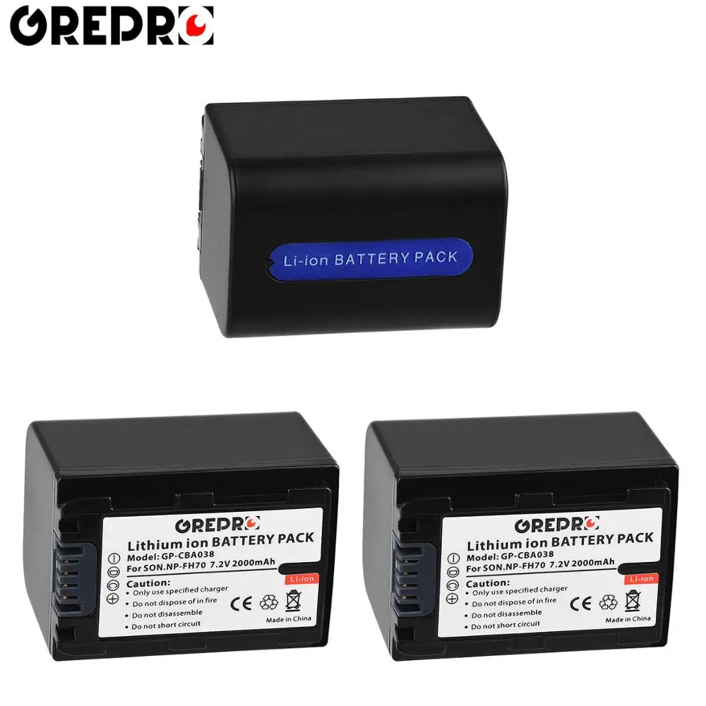 Batteria Vhbw Compatibile Sony NP-FH40 / NP-FH100 - 950mAh, 7.2V, Li-Ion, Per Videocamere HDR-SR12, HDR-SR37, HDR-SR37E E Simili