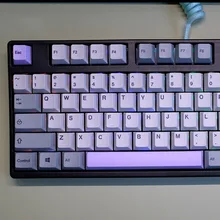 

151 Keys GMK Keep Silent Retro Gray White Keycaps Dye PBT Sublimation Cherry Keycaps For Mechanical MX Keyboard Switch