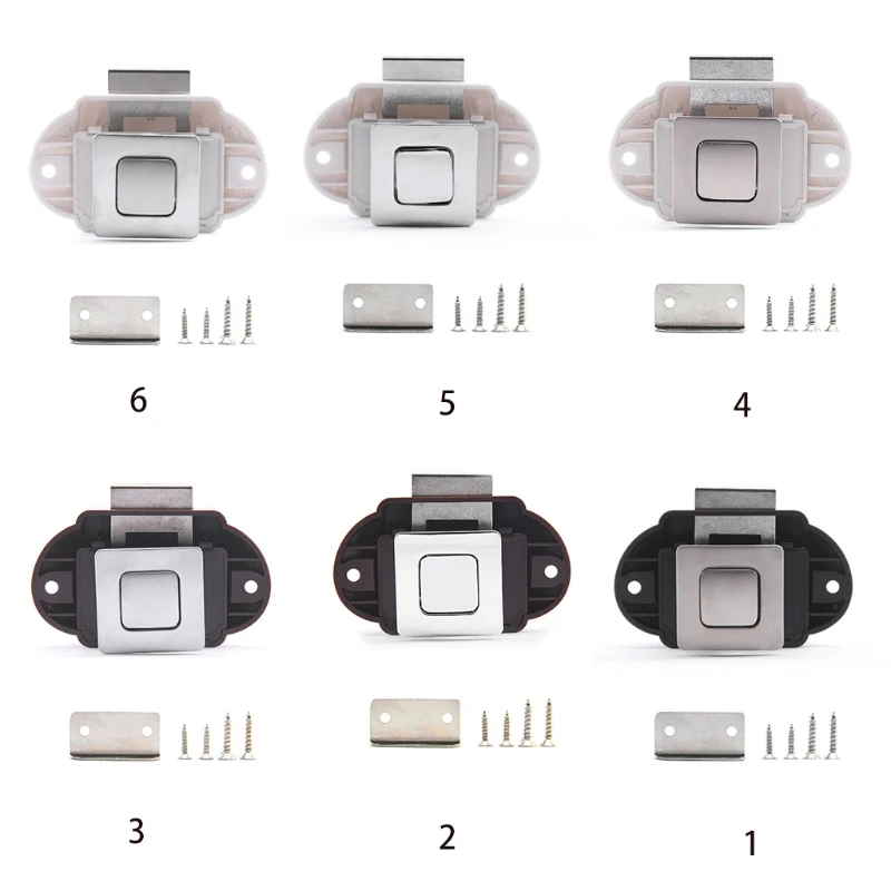 Push Button Keyless Locks Latch Rv Drawer Latches Zinc Alloy Rv Locking