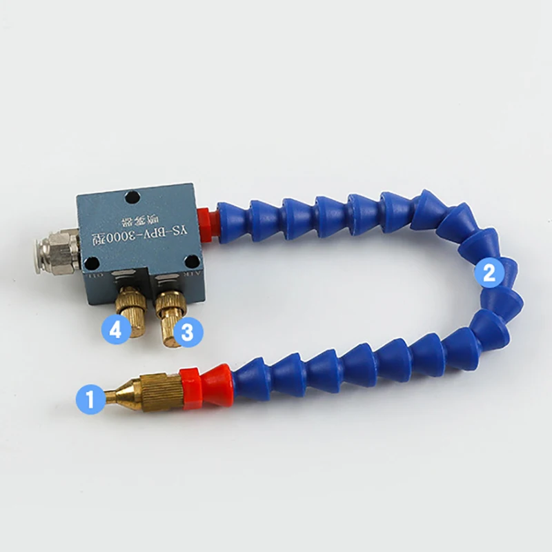 

Hot Sale Spray Mist Coolant System Cnc Lathe Milling Drilling Spray Cooler Air Pipe Mist Coolant Engraving Machine Cooling Tools