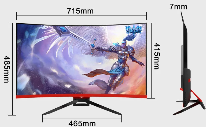 4k 27 32 дюйма 60 Гц разрешение 3840*2160 Led ЖК-дисплей экран монитор ...