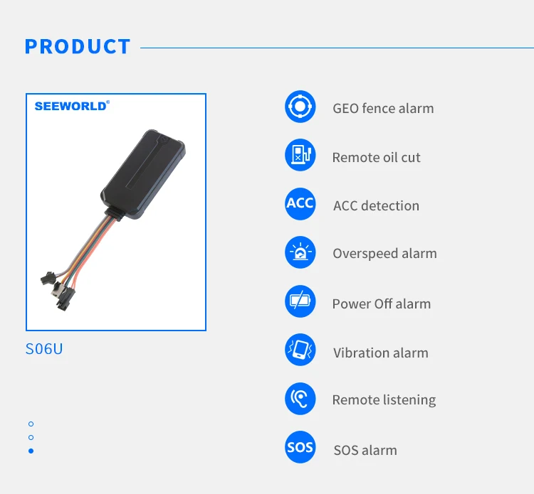 

Seeworld S06u android usb gps receiver vibration sos alarm geo-fence alarm with gps tracking system