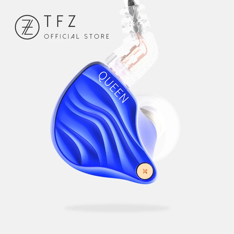 TFZ/queen, HIFI наушники для телефона, TFZ Super Bass стерео наушники шейные наушники, auriculares fone de ouvido - Color: 002Blue