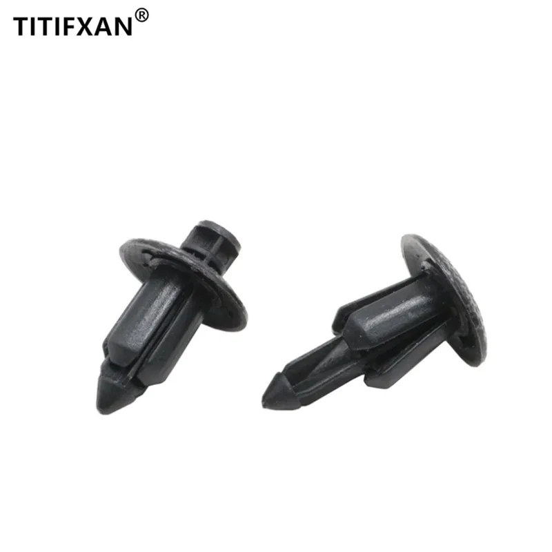 

100PCS Car engine cover bumper fender rivet clips for BYD S6 WuLing plastic fasteners