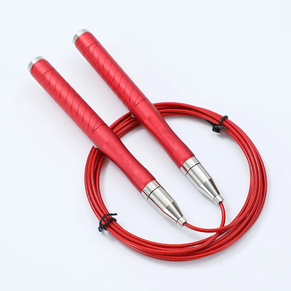Jump Rope Crossfit Speed Jump Rope Adjustable Self-locking For MMA Boxing Fitness Workout Training With Carrying Bag
