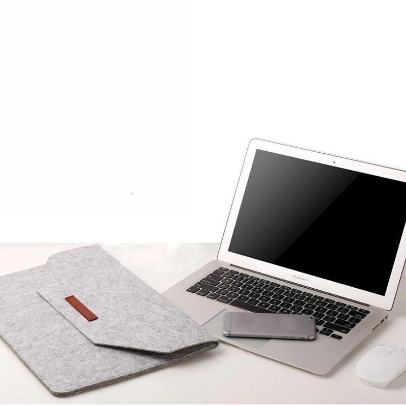 Чехол для ноутбука, войлочный конверт, чехол для переноски MacBook Air Pro iPad Pro, сумка для ноутбука, шерстяной конверт, чехол, Новинка
