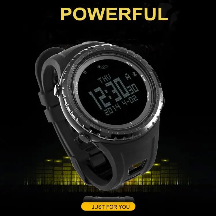 

Digital Smart Bluetooth Sport Wrist Watch Barometer For Android iPhone