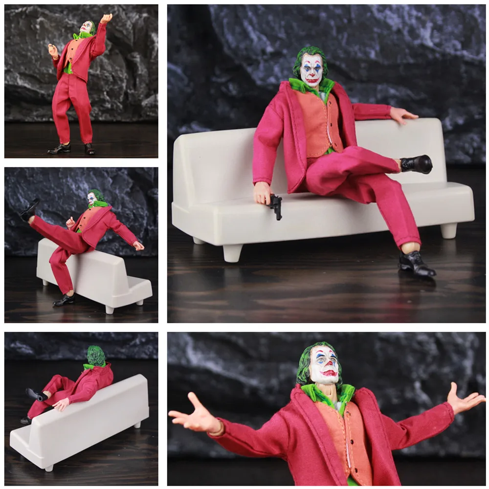 

2019 Joker Arthur Fleck 6" Action Figure Joaquin Phoenix Todd Phillips Movie 1:12 1/12 one:12 Clothes Toys Doll Model Clown Face