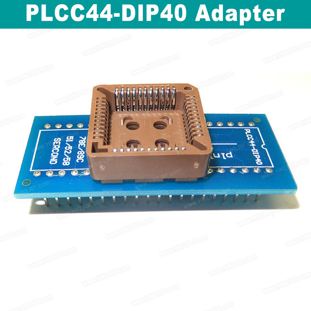 Nuevo PLCC 44 a DIP40 EZ Programador zócalo adaptador Conversor Universal
