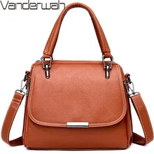 Винтажные кожаные роскошные сумки, женские сумки, дизайнерские сумки высокого качества, женские ручные сумки