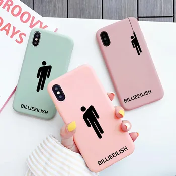 

phone Case For iPhone XR X Xs Max 8 7 6 Plus 6S Soft Silicone Luxury Billie Eilish Phone Cover for iphone 11 Pro Max Smart Coque