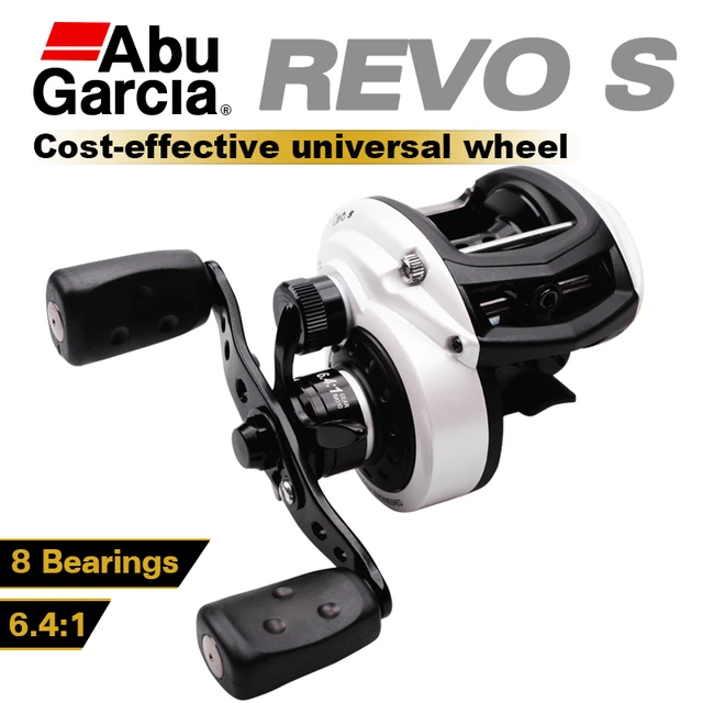 Original Abu Garcia REVO S Baitcasting Fishing Reel RVO3S/RVO3S-L 8BB 6.4:1  Max Drag 9kg Reel Fising Saltwater Metal Spool Coils - AliExpress