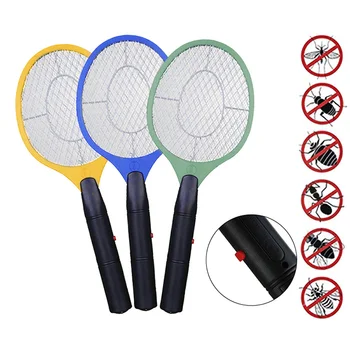 

3 Color Electric Hand Held Bug Zapper Insect Fly Swatter Racket Portable Mosquitos Killer Pest Control For Bedroom Outdoor