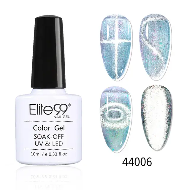 Elite99 10ml Galaxy Platin Magnetische Nail art Gel Polnischen Katze Auge Nägel Gel Lack Holographics Glitter LED UV Gel nagellack