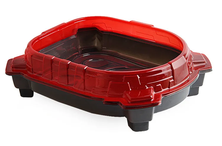 Xd168-9b Красный гироскоп пластина Burst Beyblade Модернизированный красный и пластиковый поглощающий чехол спортивное поле битвы