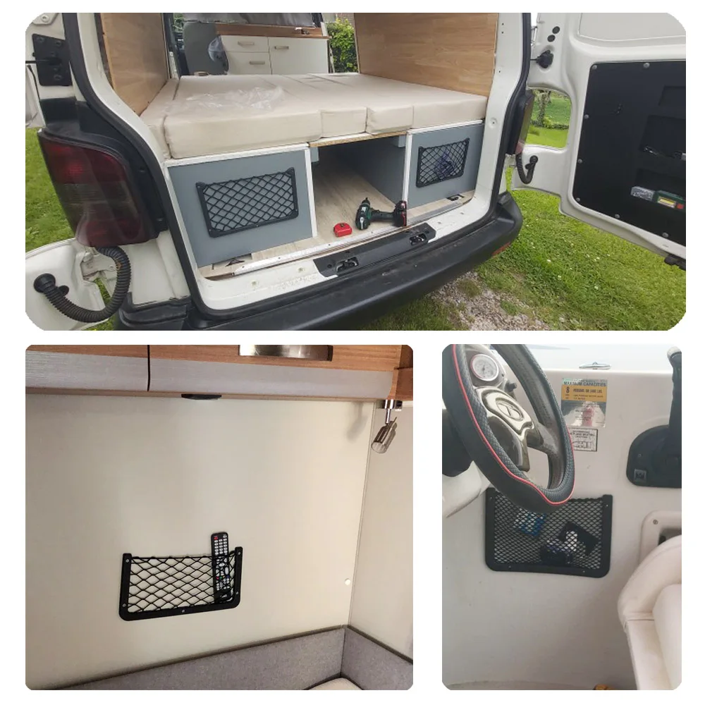 프레임 스트레치 메쉬 네트 포켓 RV 트렁크 Motorhome 카고 조직 스토리지 메르세데스 벤츠 단거리 선수 W903 W906 W907 폭스 바겐 공예