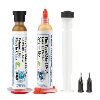 

10cc Lead-Free Solder Paste Flux No-Clean Syringe Liquid Soldering Flux Grease for PCB BGA PGA SMD Welding Repair Tool