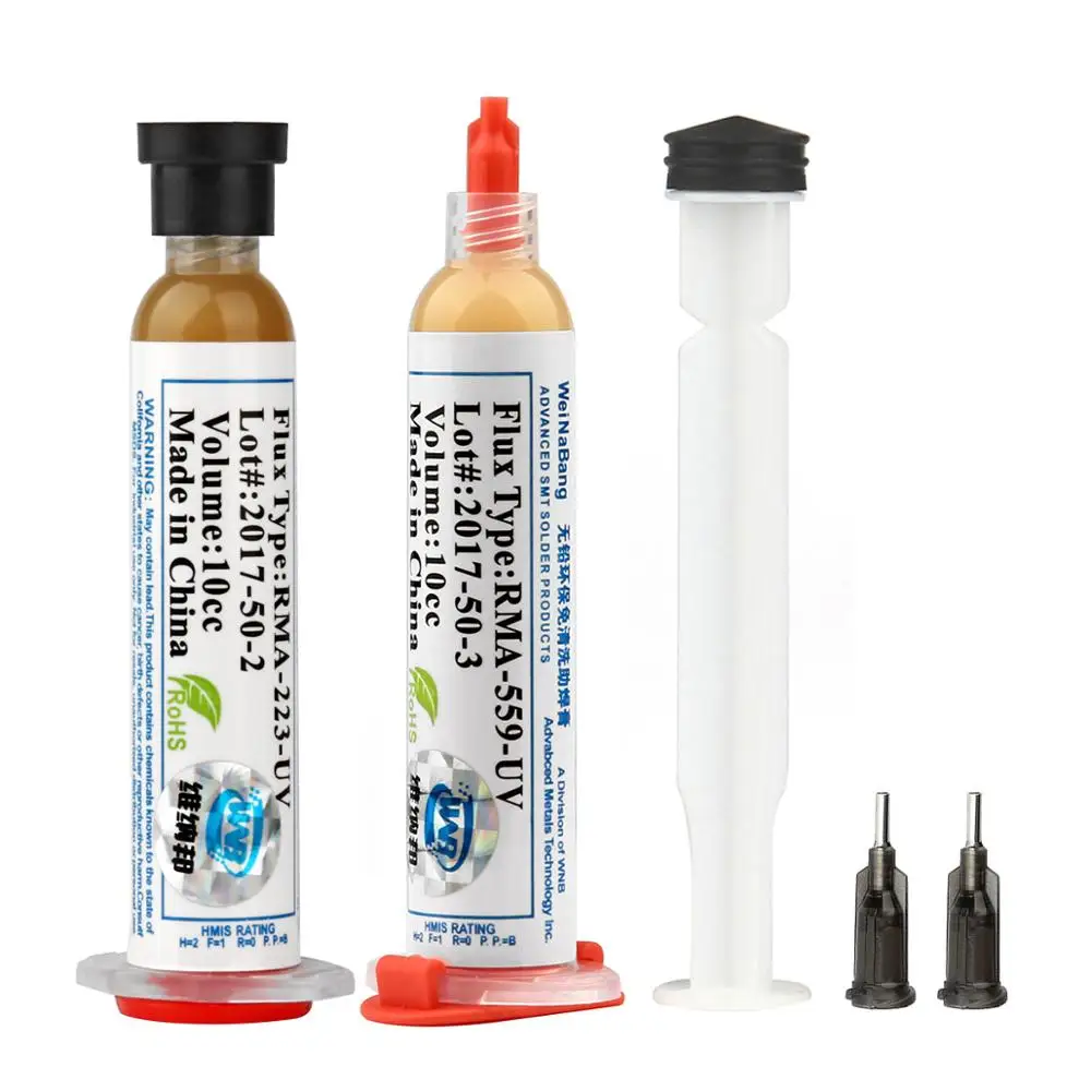 10cc Lead-Free Solder Paste Flux No-Clean Syringe Soldering Grease for PCB BGA PGA SMD Welding Repair Tool | Инструменты