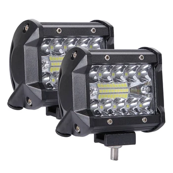 

2Pcs 4Inch 200W LED Work Light LED Light Bar Spot Flood Combo Beam Off Road Driving Fog Lamps for Trucks Jeep ATV UTV SUV Boat