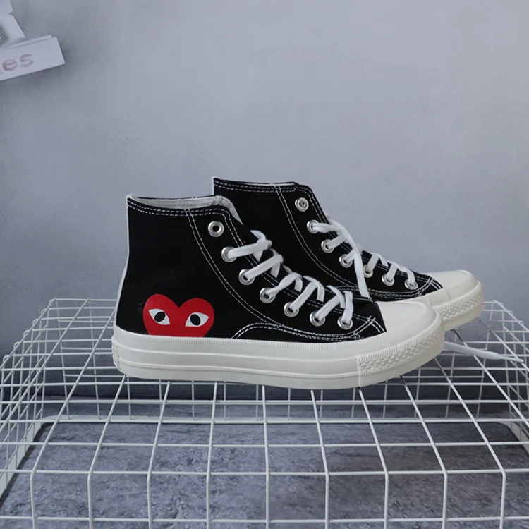 Mvp Мальчик Звезда игра CDG x 1970s повседневная обувь для отдыха на высоком/низком каблуке унисекс высокое качество холст обувь для скейтбординга zapatillas sapatillas