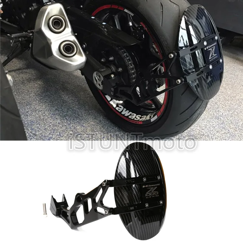 

Motorcycle Rear Fender CNC Aluminum Alloy Protector Modified escape moto Wheel hugger Cover Splash Mudguard For Kawasaki Z1000