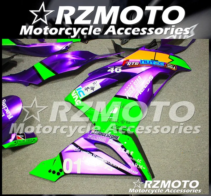 Мотоциклетный обтекатель abs подходит для Kawasaki ZX6R 636 2013- корпусные детали прессформы Магазин № 0508