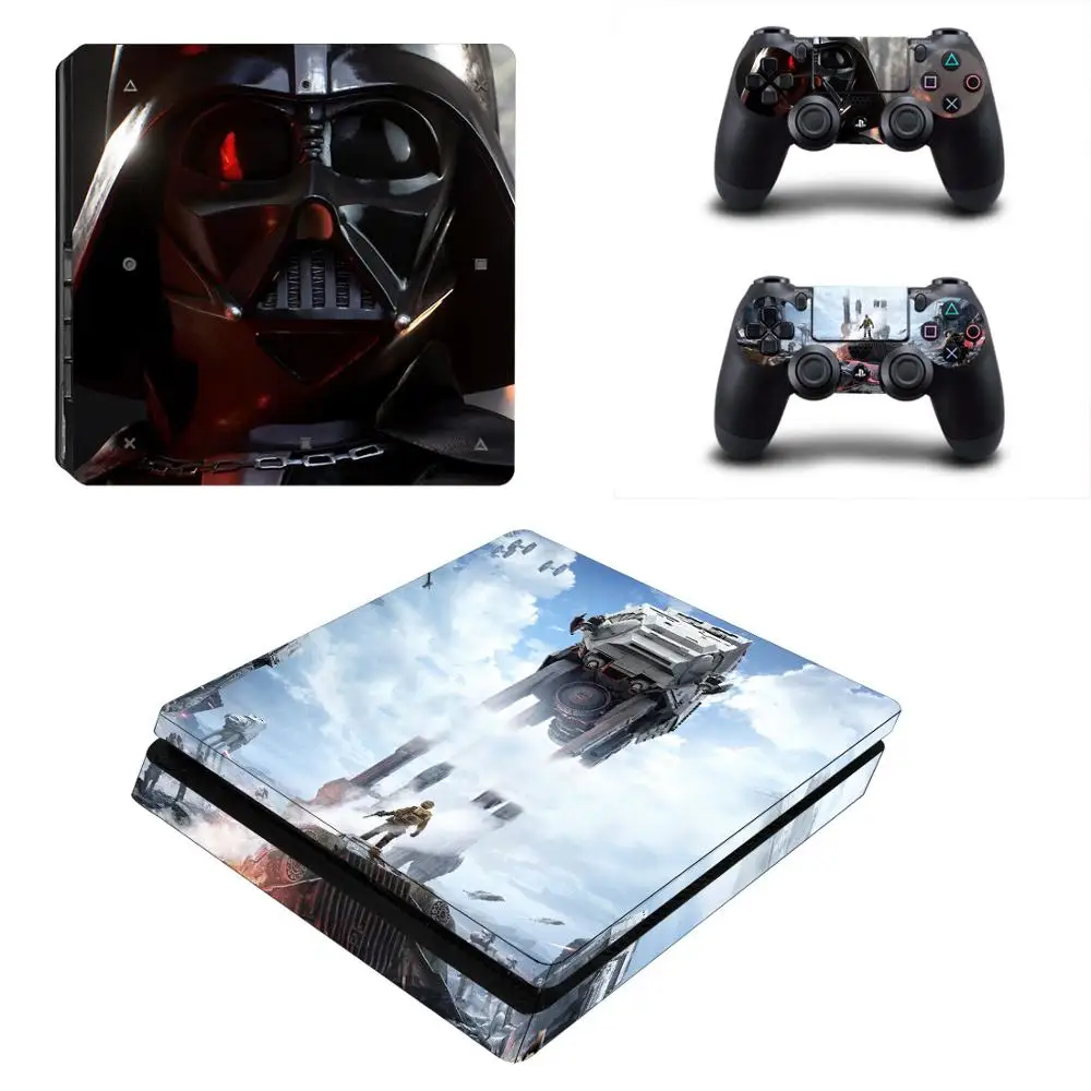 Star Wars: battleспереди PS4 тонкая наклейка s Play station 4 Тонкая Виниловая наклейка для playstation 4 Slim консоль и контроллер