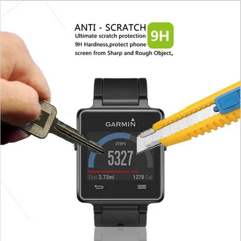 

Ultra HD Clear Tempered Glass Protective Film Guard For Garmin Vivoactive Smart Watch Toughened Display Screen Protector Cover