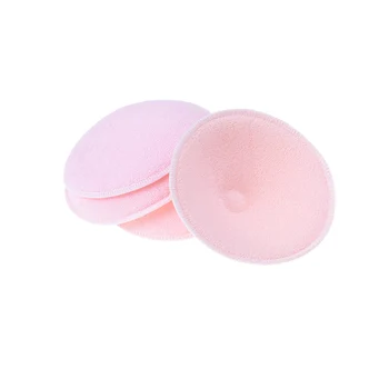 

2 Pcs Soft Bamboo Washable Reusable Nursing Breast Pads Breastfeeding Absorbent Waterproof Stay Dry Cloth Pad For Mum