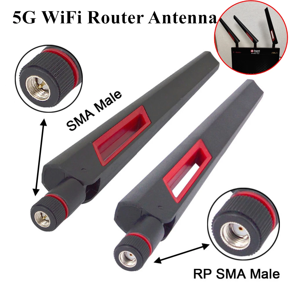 2 шт./партия 12dbi Двухдиапазонная 5G wifi антенна 2,4G 5,8G RP SMA мужские универсальные антенны Усилитель WLAN маршрутизатор антенный усилитель