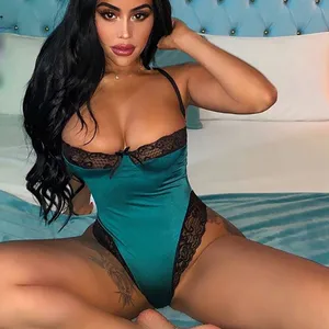 Sexy Women's Bodysuits Fashion Lace Ladies Jumpsuit Womens Intimates Lingerie Bodysuit Plus Size S-XL Nuisette Femme De Nuit