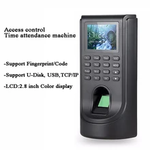 Контроль доступа времени фингерпринта кода DC12V USB U-disk TCP/IP 5268 аварийная сигнализация для сотрудников офиса открывалка двери/ворот