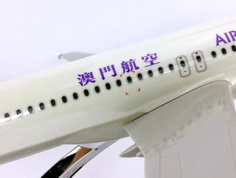 36 см 1:100 масштаб Airbus A320-200 Воздушный самолет Макао Модель самолетов W база самолета коллекционный дисплей пластиковый самолет коллекция
