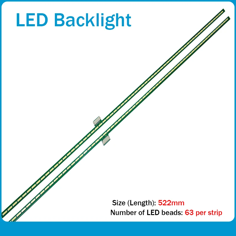 522 мм светодиодный Подсветка газа 63 светодиодный s для LG 47LM6600 светодиодный 47X8100PDE 47E800A размером 47 дюймов ТВ 6920L-0001C 6922L-0021A LC470EUG (PE) (F1)