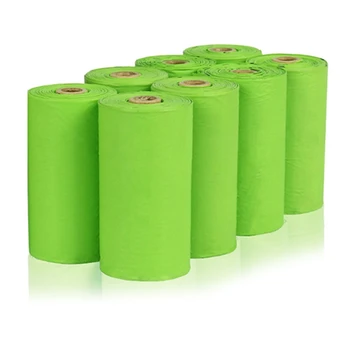 

8Pcs Biodegradable Dog Poop Bags Eco-Friendly Pet Waste Dispenser Outdoor Carrier Pet Poop Bags Dog Walking Supplies