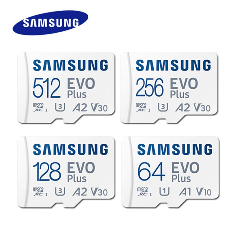 Samsung Evo Plus Micro Sd kaart 512Gb 256Gb 128Gb A2 V30 U3 Transfer 130  Mb/s Geheugenkaart c10 U1 Tf Card 64Gb V10 A1 Geheugenkaart|Micro SD Cards|  - AliExpress