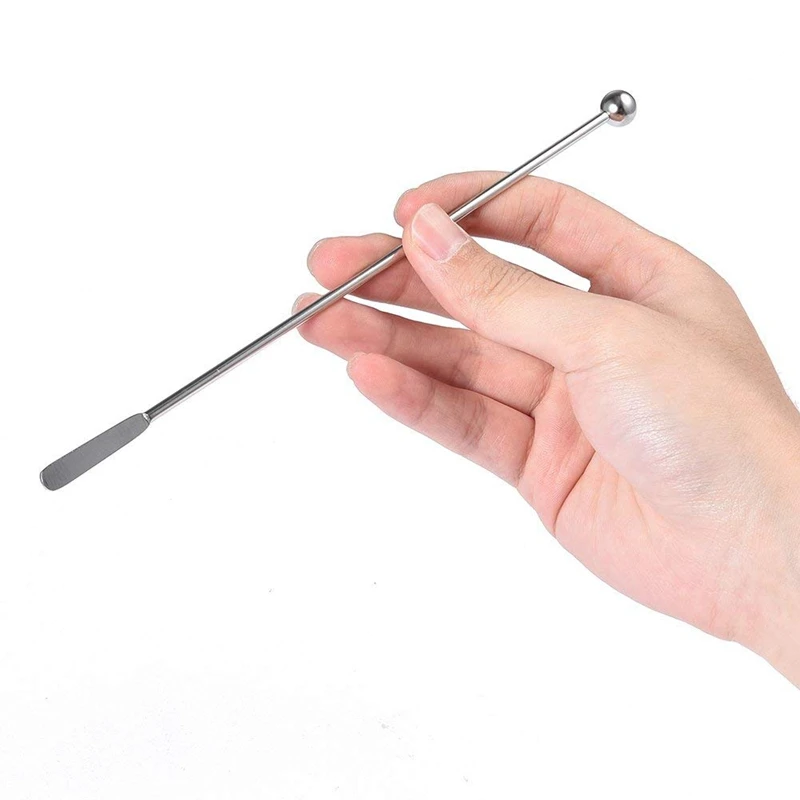 AFBC 10 шт палочки для скручивания коктейлей из нержавеющей стали, мешалки для кофе, вина, сока, 7,5 Дюймов, 10 штук в упаковке
