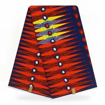 

Guaranteed veritable Ankara wax Fabric 6yard/lot African wax Fabric For Sewing Dress 100% Cotton Material