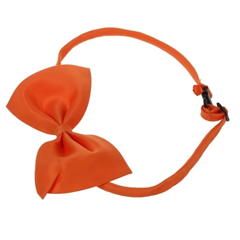 

New Cat Adjustable Collar pet bow tie Pet Dog Necktie Bow Tie Puppy Accessory Cute Orange