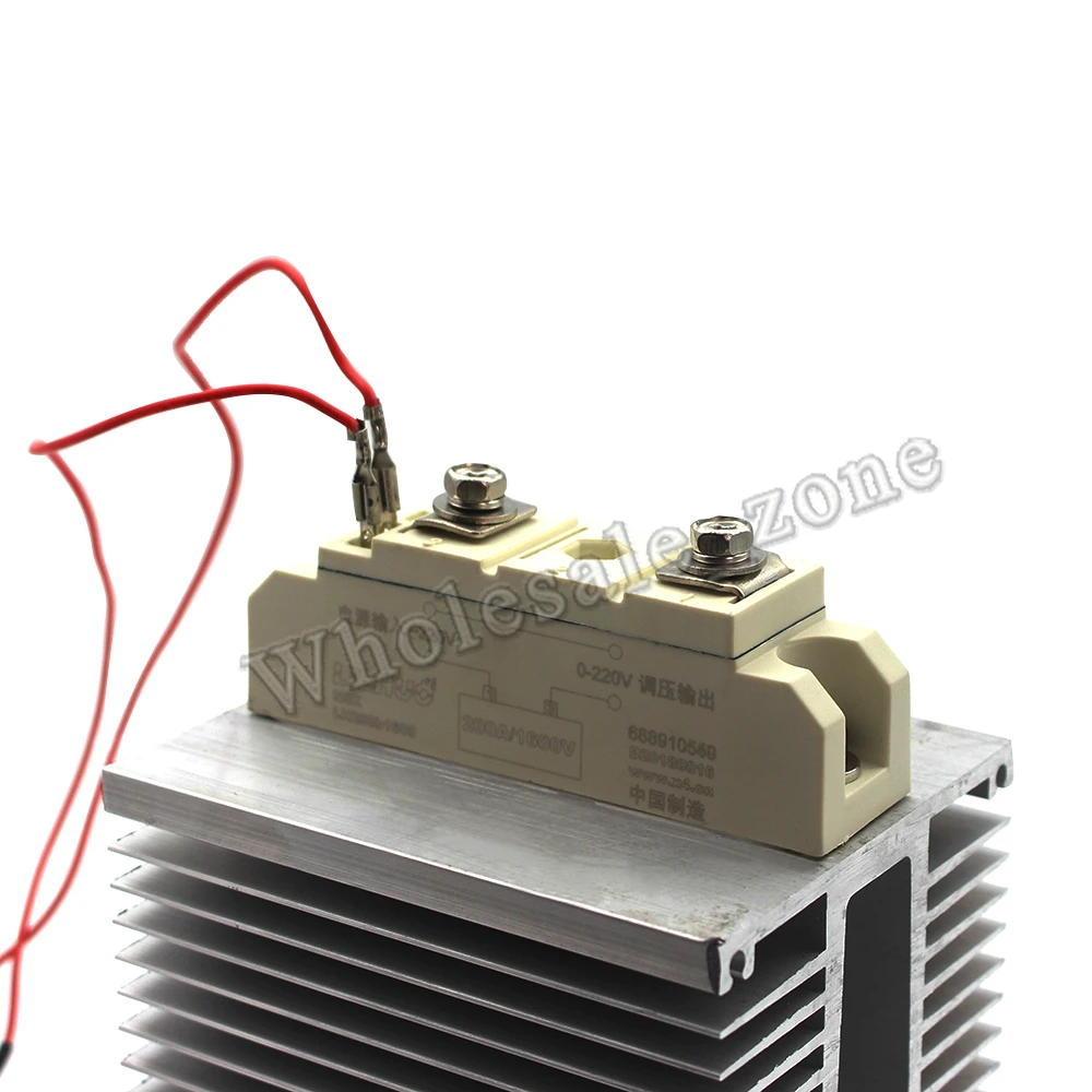 AC 0-220V 200A 2.5kw 25000W цифровой SCR регулятор напряжения скорость диммер затемнения температурный термостат управления